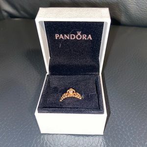 Pandora Princess Tiara Crown Ring